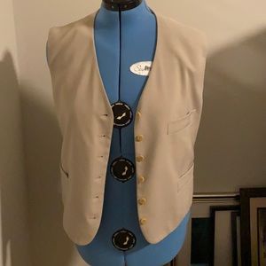 Georgio Armani tan vest